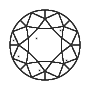 A diamond with a VS1 clarity rating