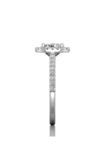 Oval Halo Engagement Ring Setting by Martin Flyer