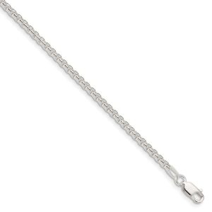 Rounded Box Chain in Sterling Silver