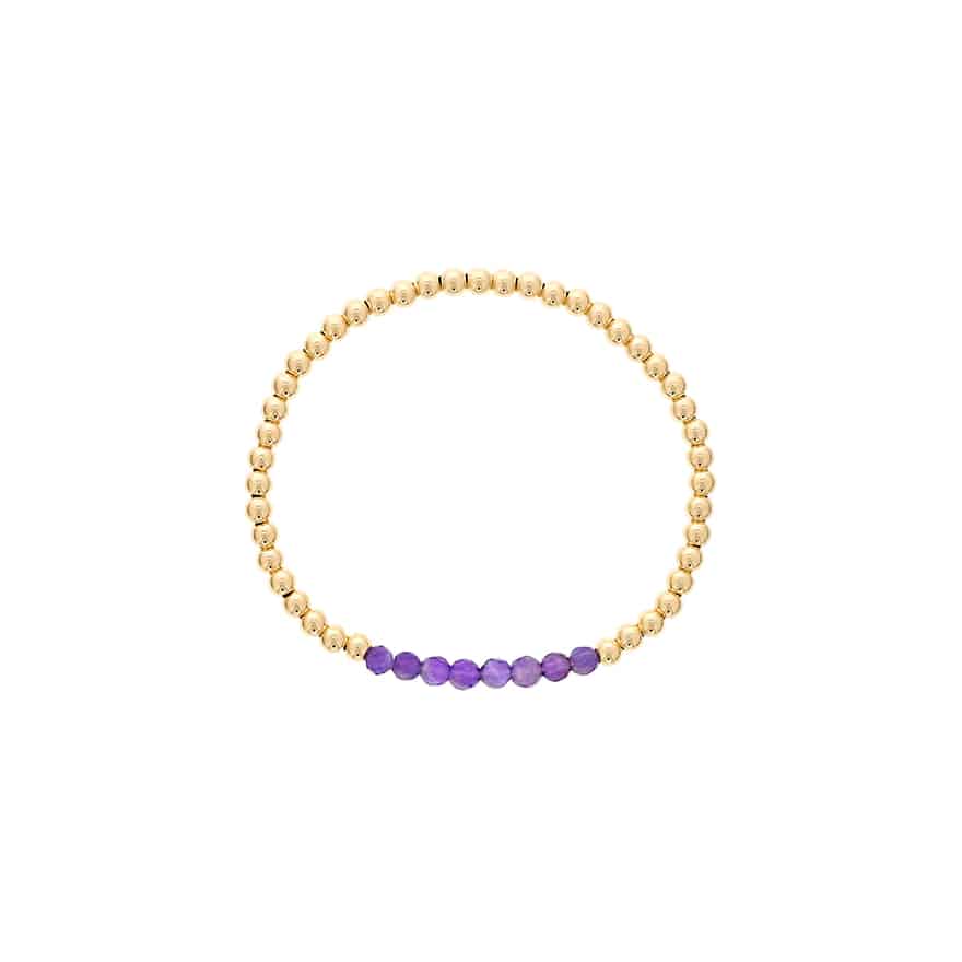 Shine Bright Gemstone Stretch Bracelet by Dee Berkley