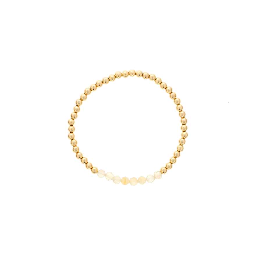 Shine Bright Pearl Stretch Bracelet by Dee Berkley