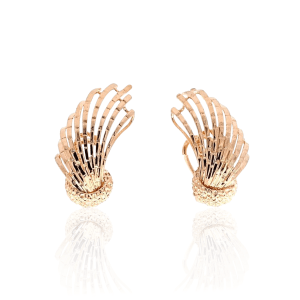 Estate Dan Frere Spray Design Climber Earrings