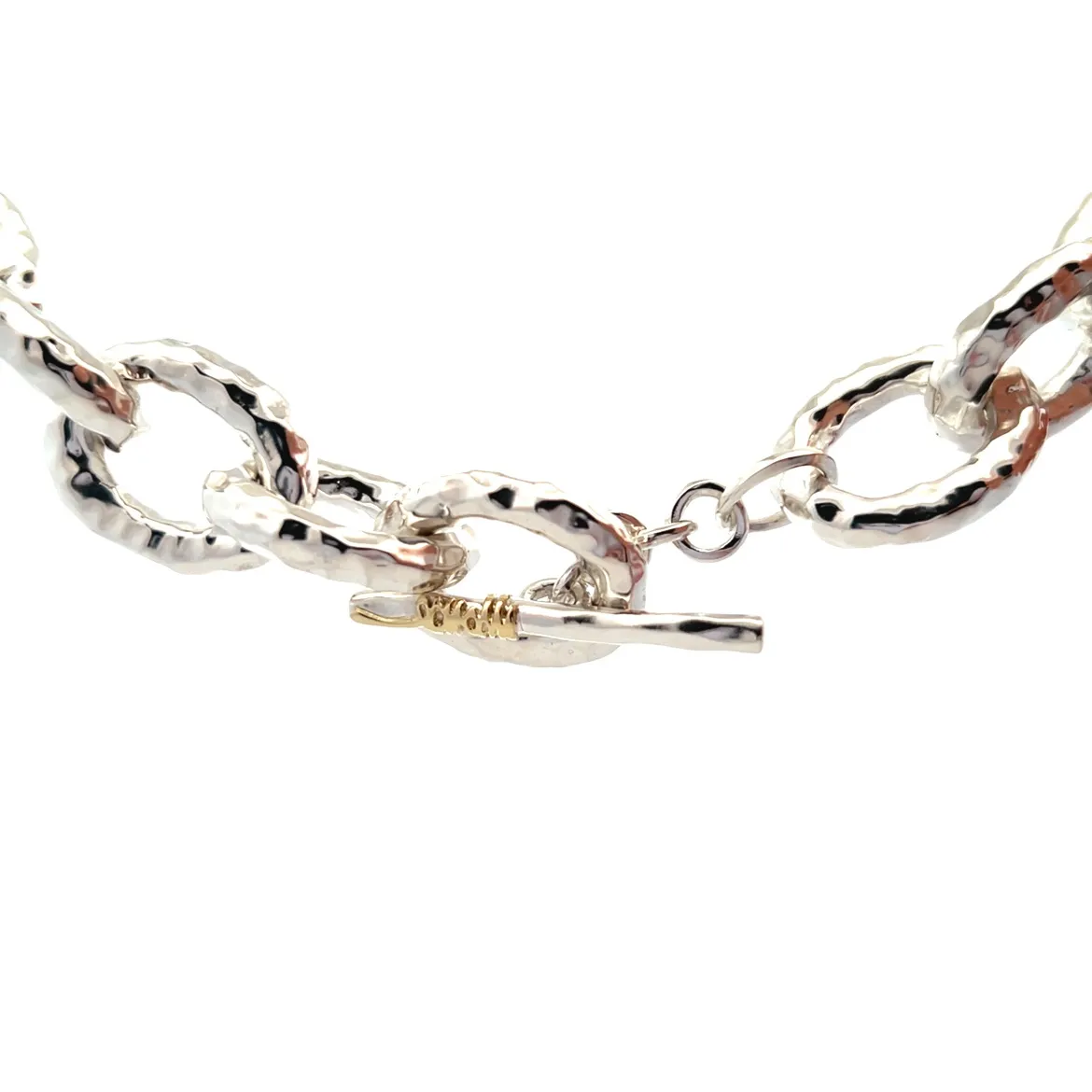 Estate Sterling Silver Ippolita Graduated Link Necklace