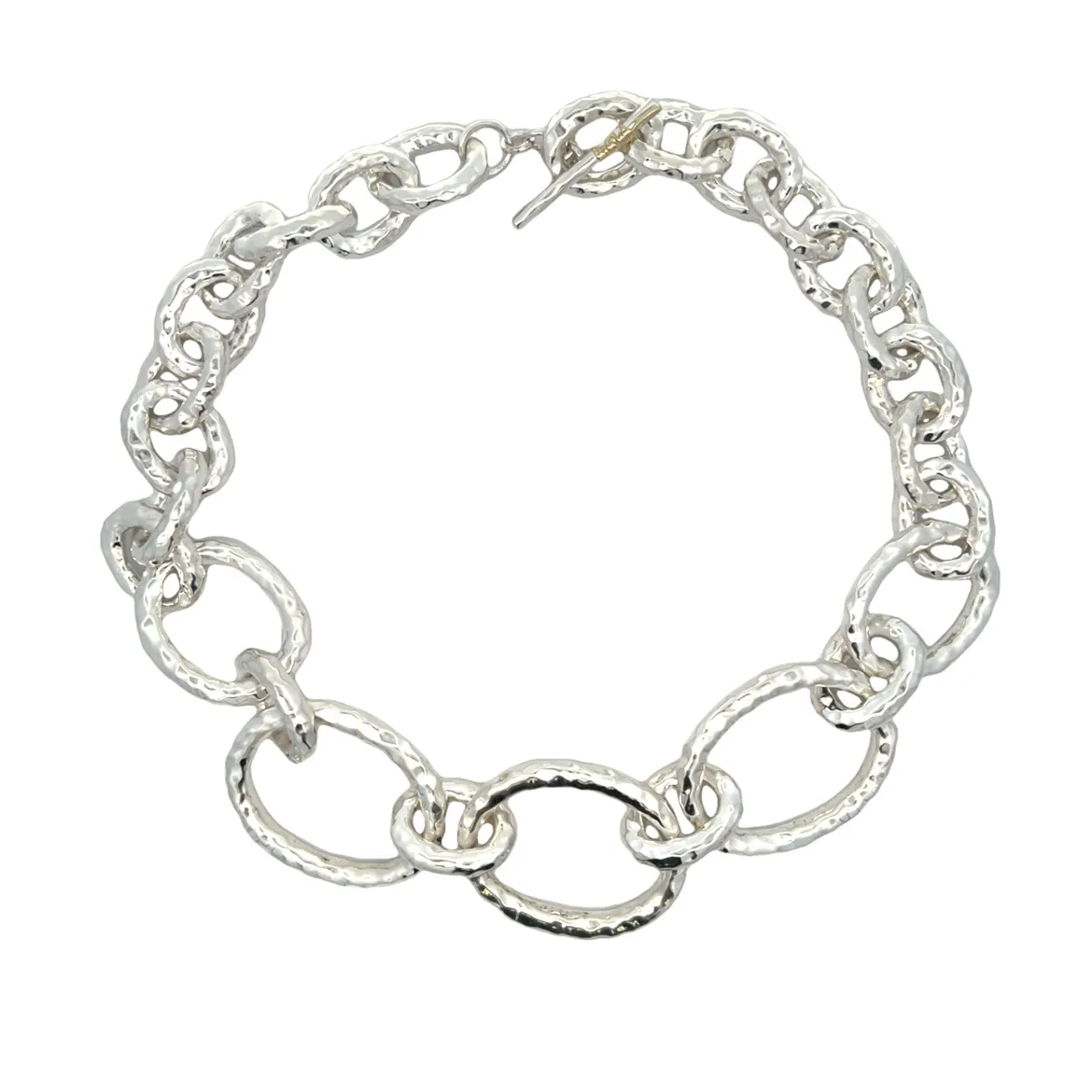 Estate Sterling Silver Ippolita Graduated Link Necklace