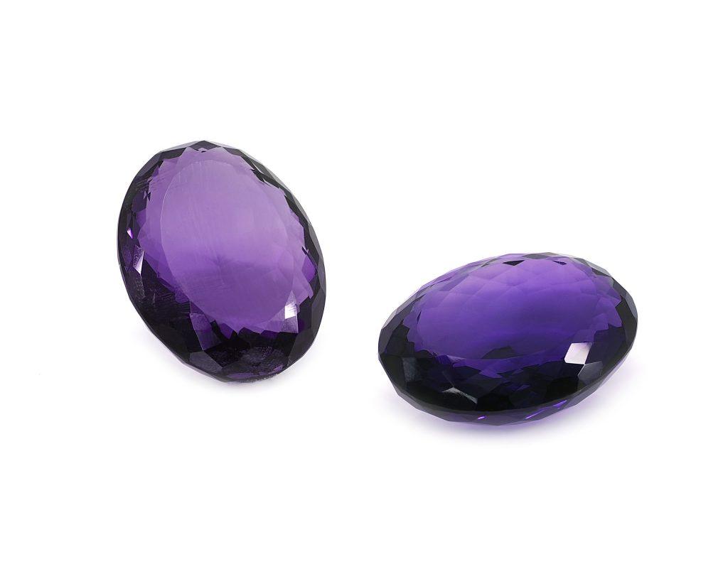 Two beautiful amethysts