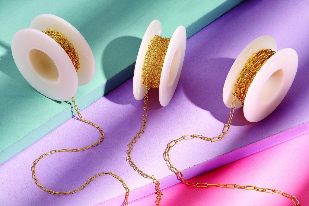 permanent jewelry gold chains