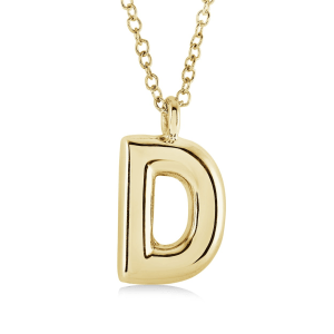 Stainless Steel Initial Necklace