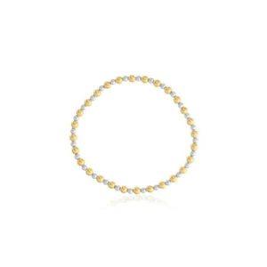 4MM Gold-Filled & Sterling Silver Bead Alternating Bracelet by Dee Berkley