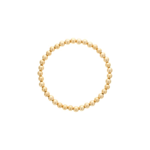 5MM Gold-Filled Bead Stretch Bracelet by Dee Berkley