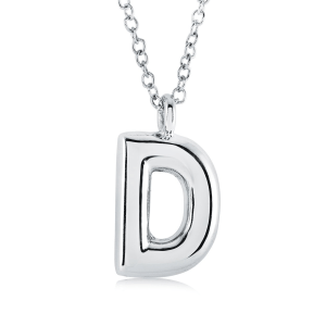 Stainless Steel Initial Letter “D” Necklace