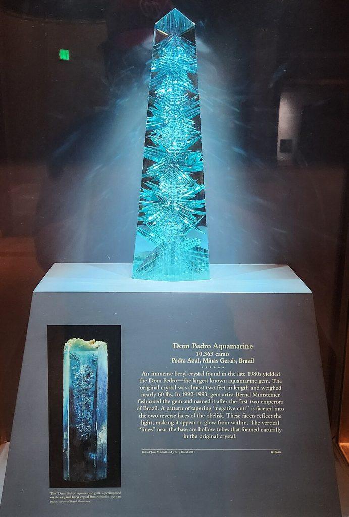 The Dom Pedro aquamarine, the largest known aquamarine