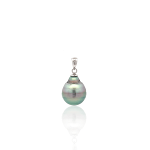 Estate Sterling Silver Silver Pearl Drop Pendant