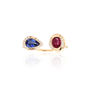 14K Yellow Gold 1.00CTW Tanzanite